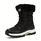 Bottes de Neige Femme, Tissu Enduit, Col Fourrure, vue 6