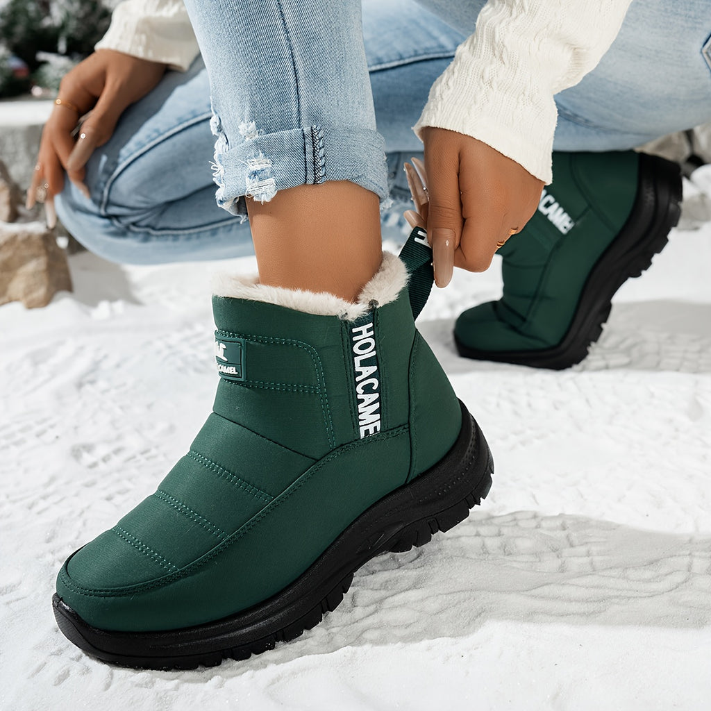 Bottes de Neige Femme Matelassées, Doublure Polaire, vue 5
