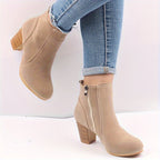 Bottines Femme Talon Haut, Fermeture Latérale, vue 2