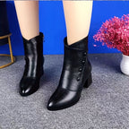 Bottines Femme Bout Pointu, Talon Bloc