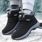 Bottes de Neige Unisexe, Scratch et Lacets, Doublure Peluche, vue 6