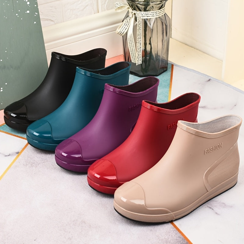 Bottes de Pluie Femme Courtes, Antidérapantes, vue 2