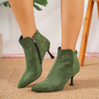 Bottines Talon Aiguille Femme, Bout Pointu, 6 Coloris, vue 13