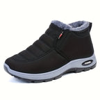 Bottes de Neige Femme Fourrées, à Enfiler – coloris noir