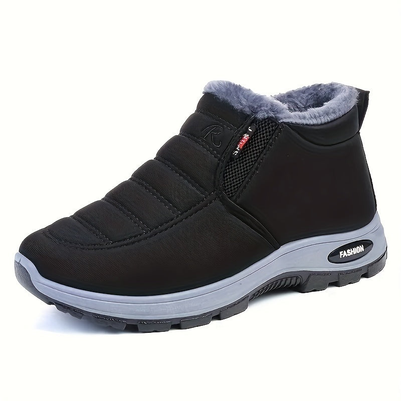 Bottes de Neige Femme Fourrées, à Enfiler – coloris noir