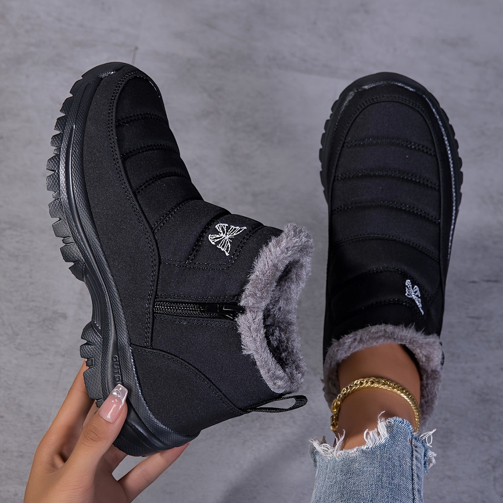 Bottes de Neige Femme, Fermeture Zip, vue 3