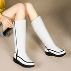 Bottes Femme Matelassées Similicuir, Montante, vue 11