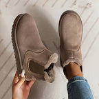 Bottines Femme Plateforme, à Enfiler – coloris camel
