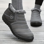 Bottes Plates Femme à Enfiler, Col Fausse Fourrure, vue 6