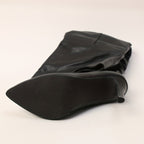 Cuissardes Femme Similicuir, Talon Fin, vue 2