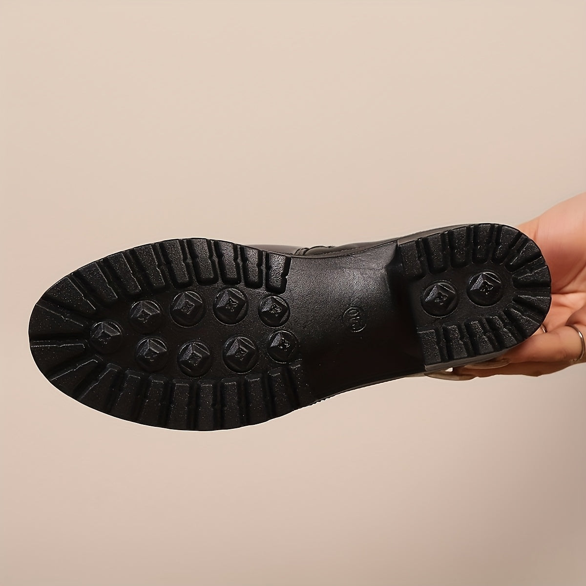 Bottines Femme Similicuir à Boucle, Talon Bloc, Zip, vue 11