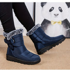 Bottines Chaudes Femme, Fermoir et Pompon, 3 Coloris, vue 7