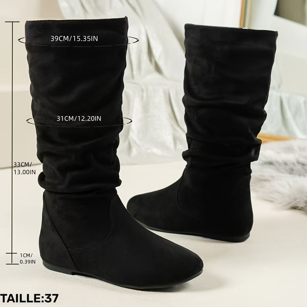 Bottines Femme Zip Latéral, Talon Plat, vue 9
