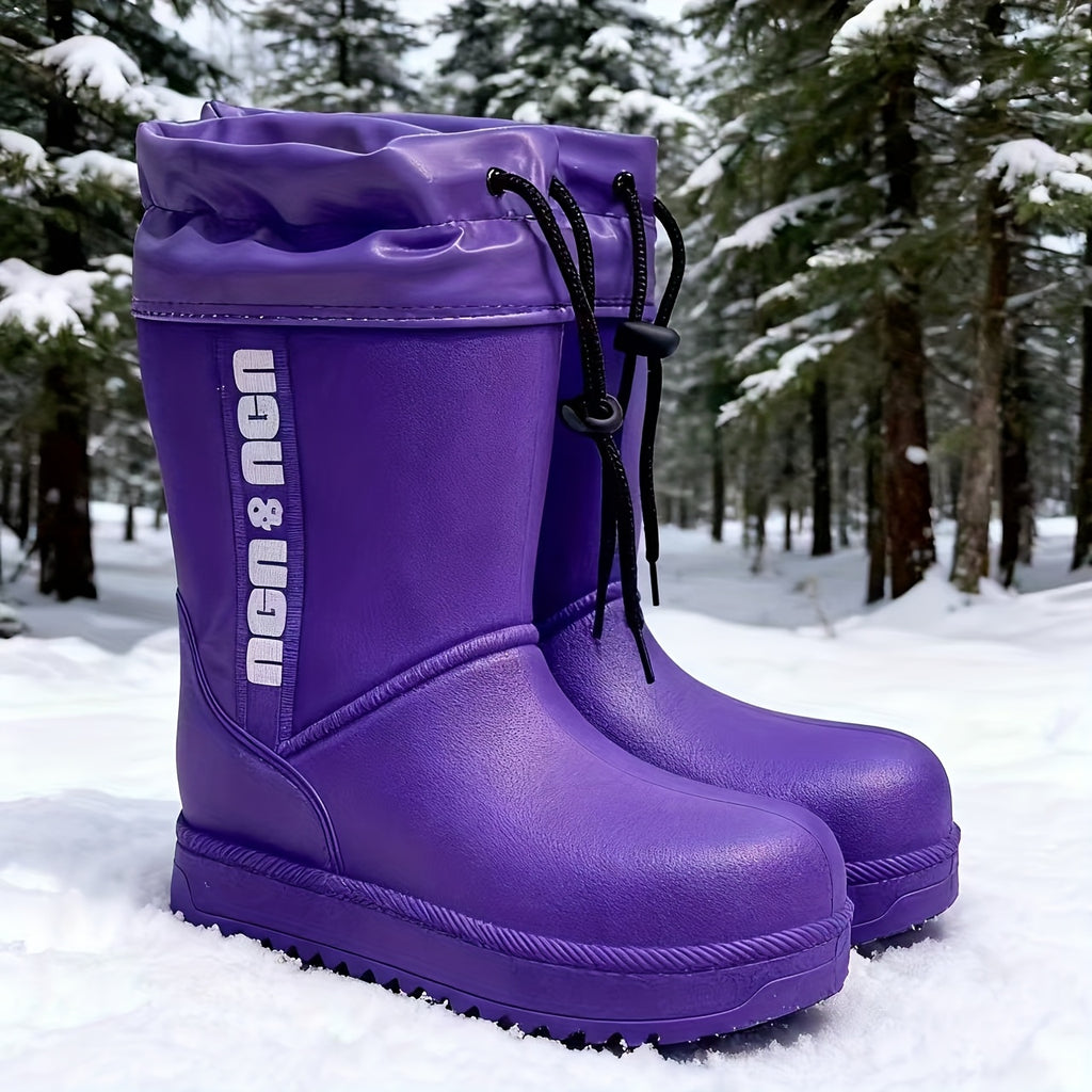 Bottes de Pluie Femme, EVA, Cordon de Serrage, vue 4