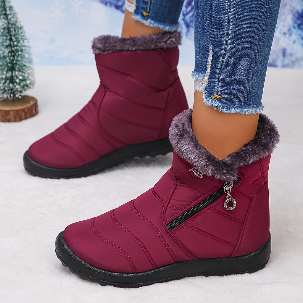 Bottes Fourrure Femme, Zippées, 9 Coloris, vue 10
