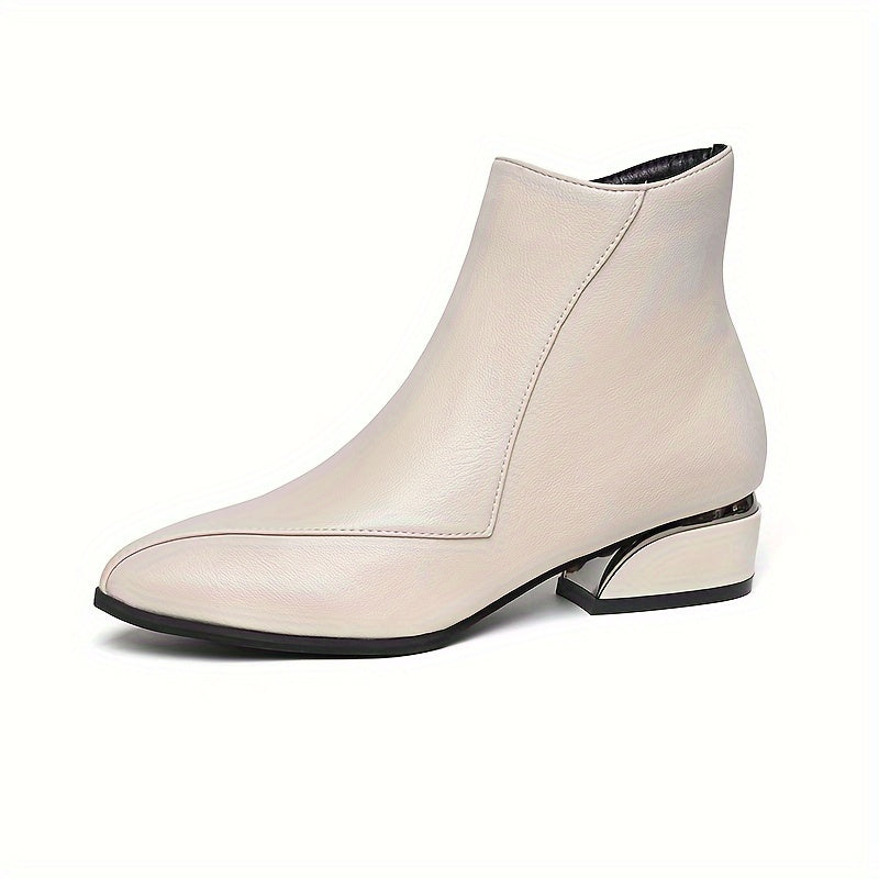 Bottines Femme Chic, Talon Métallisé, vue 5