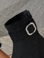 Bottines Femme Bout Carré, Talon Bloc, vue 6