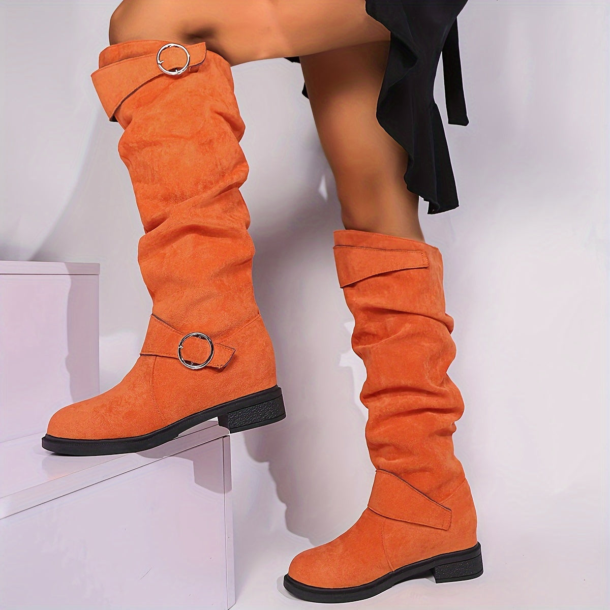 Bottes Hautes Femme, Boucle Décorative, vue 6
