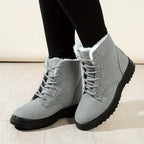 Bottines Femme à Lacets, Revers Fourré, vue 4