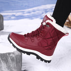 Bottes de Neige Femme Matelassées, Lacets, vue 7