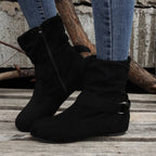Bottines Femme Tissu, Fermeture à Boucle, vue 3