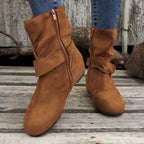 Bottines Femme Tissu, Fermeture à Boucle, vue 4