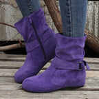 Bottines Femme Tissu, Fermeture à Boucle, vue 9