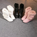 Bottes Cavalières Femme Similicuir, Nœud, vue 14