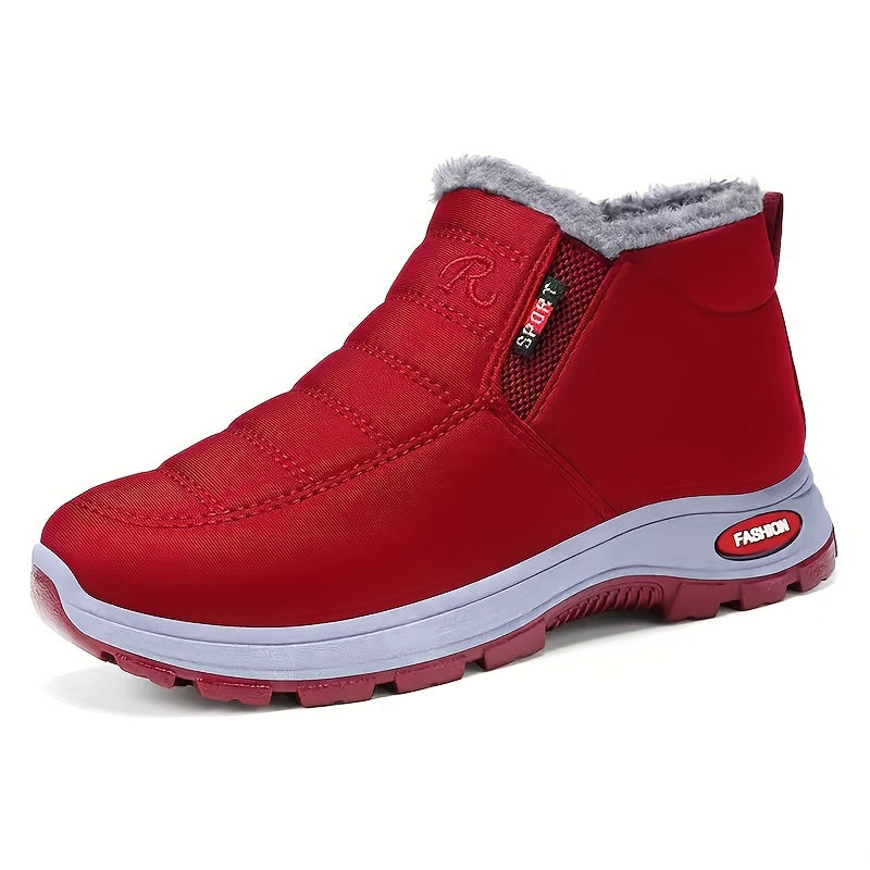 Bottes de Neige Femme, Talon Plat, à Enfiler, vue 7