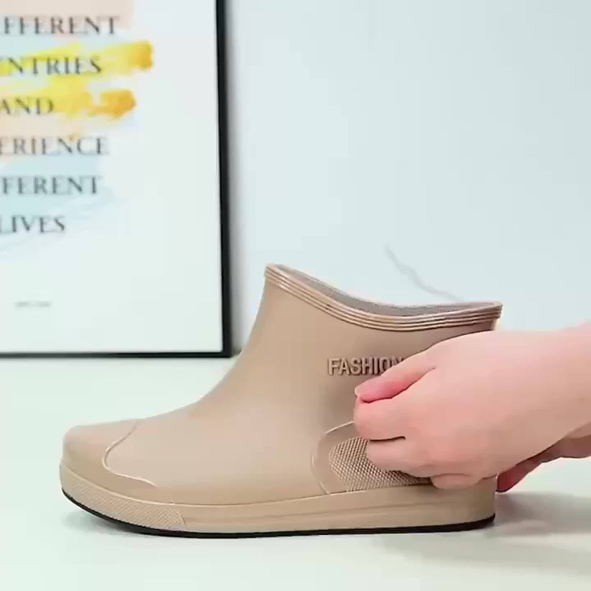 Bottes de Pluie Femme Courtes, Antidérapantes, vue 10