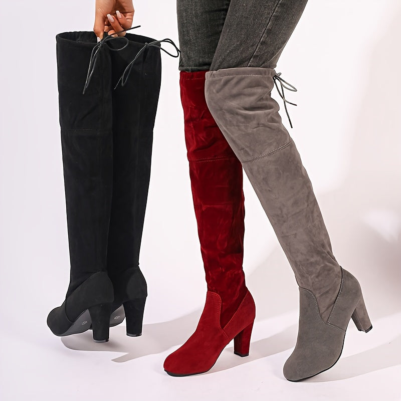 Cuissardes Femme, Tige Extensible, Cordon de Serrage, vue 5