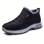 Bottes de Neige Femme, Talon Plat, à Enfiler – coloris noir