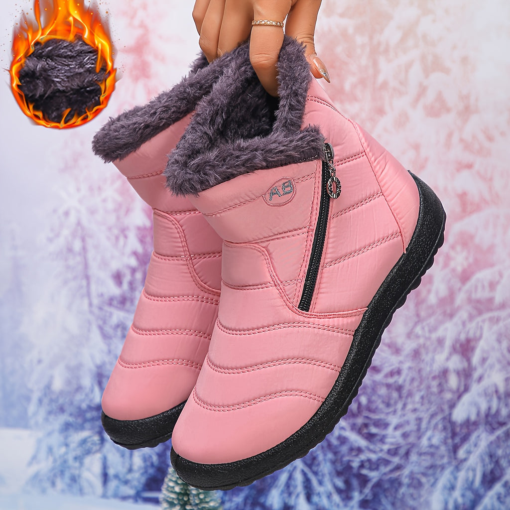 Bottes Fourrure Femme, Zippées, 9 Coloris, vue 7