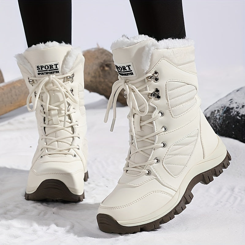 Bottes de Neige Femme à Lacets, 3 Coloris, vue 2