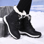 Bottes de Neige Femme Matelassées, Lacets, vue 8