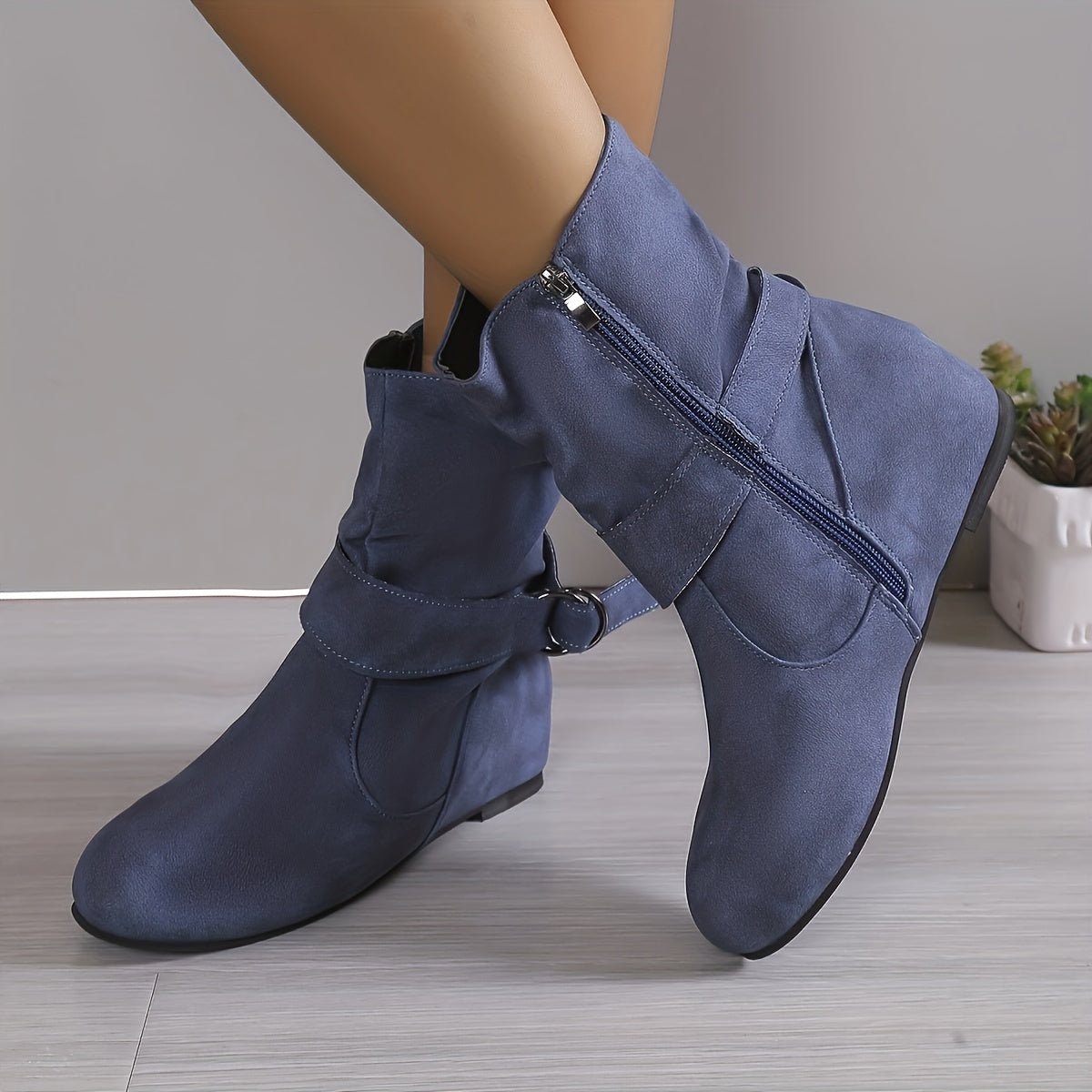 Bottines Femme Basses, Boucle Décorative, vue 12