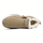 Bottes de Neige Unisexe, Similicuir, Fermeture Zip
