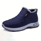 Bottes de Neige Femme, Talon Plat, à Enfiler – coloris bleu