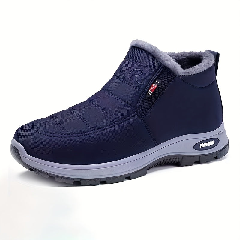Bottes de Neige Femme, Talon Plat, à Enfiler – coloris bleu