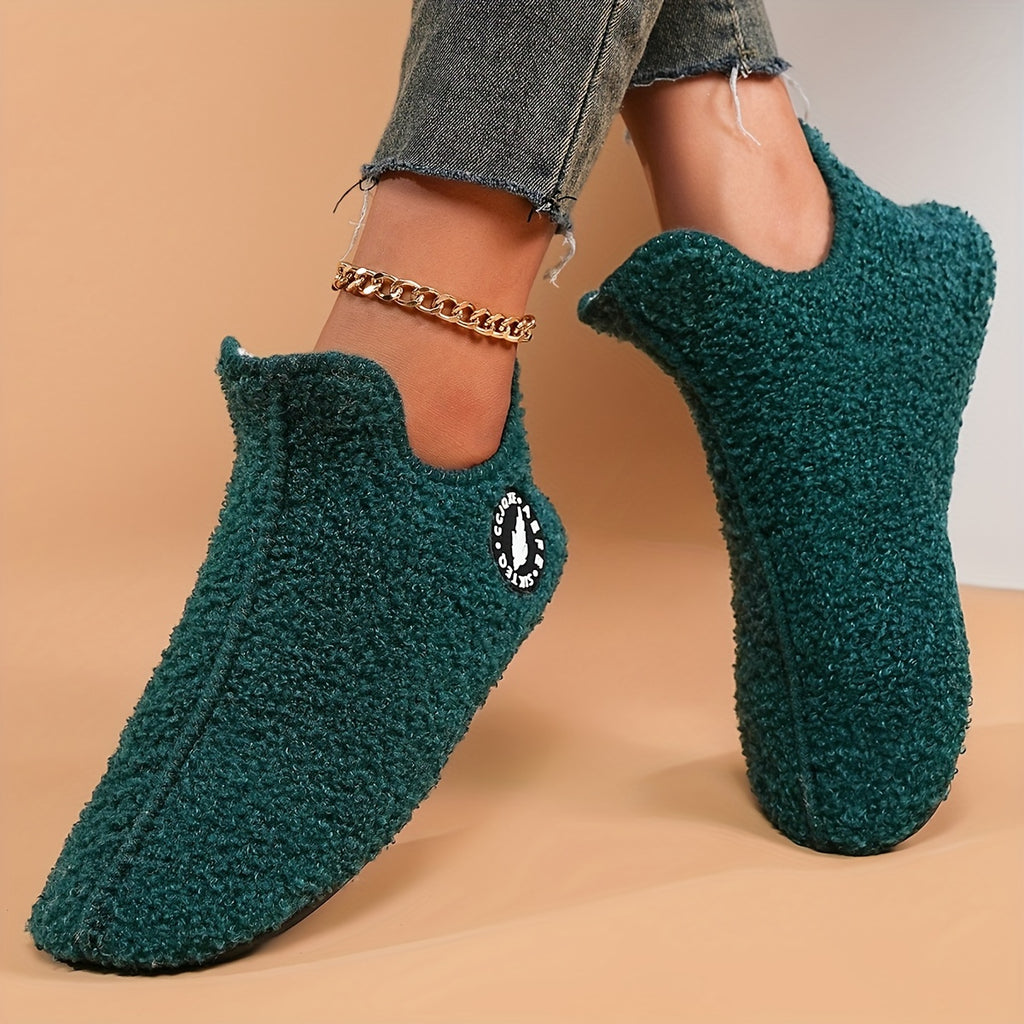 Chausson Botte Femme en Bouclette, à Enfiler, vue 2