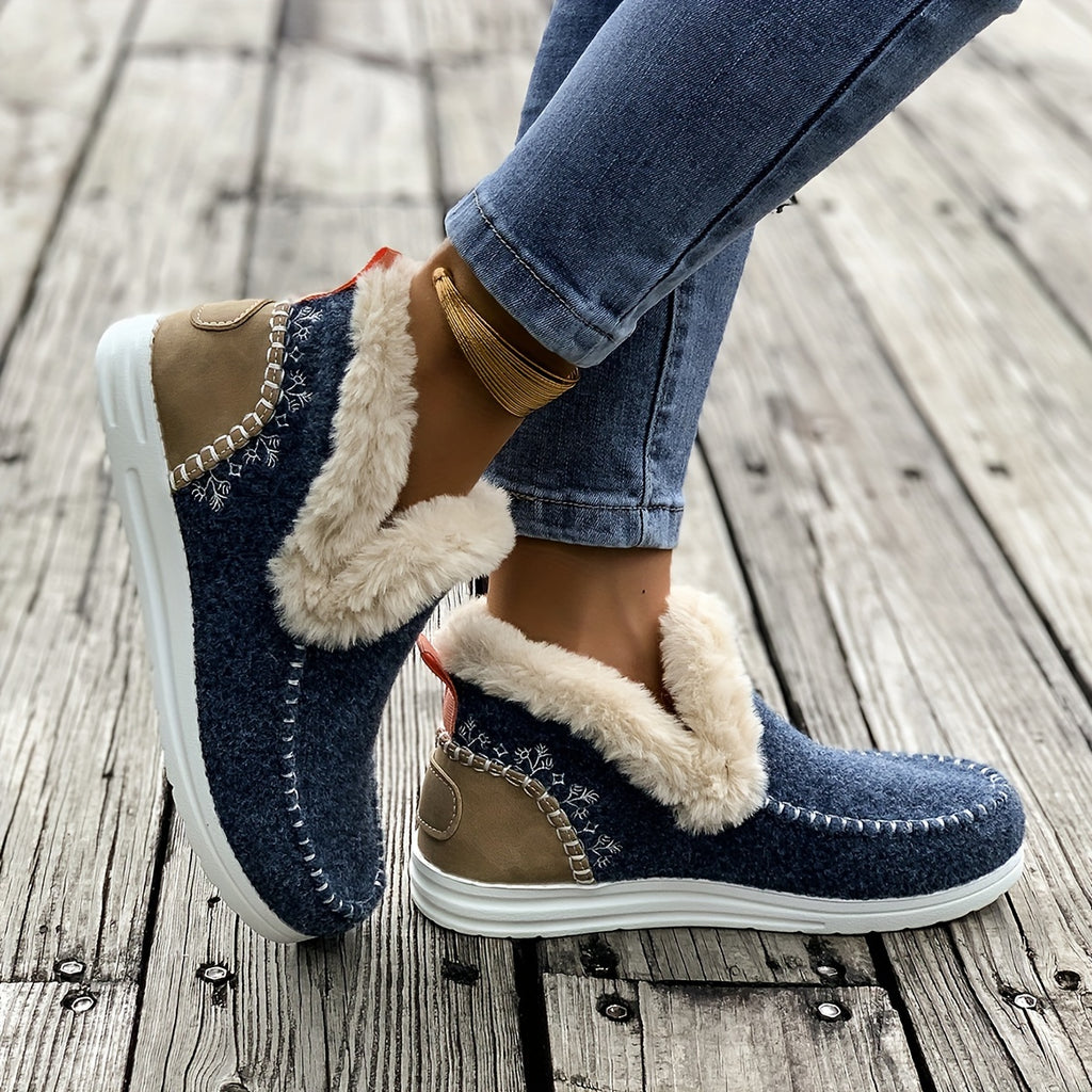 Bottines Femme Cheville, Flanelle, à Enfiler, vue 4
