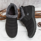 Bottes Hiver Femme à Enfiler, Col Fausse Fourrure, vue 6