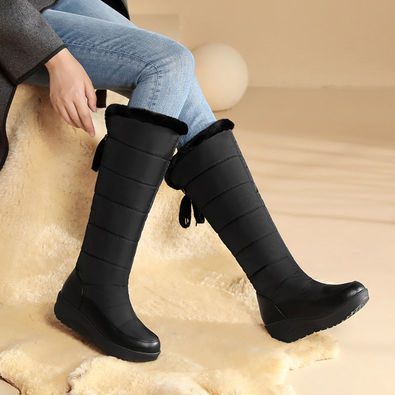 Bottes de Neige Femme, Hautes et Fourrées, vue 6