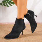 Bottines Talon Aiguille Femme, Bout Pointu, 6 Coloris, vue 11
