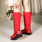 Bottes Femme Matelassées Similicuir, Montante, vue 12