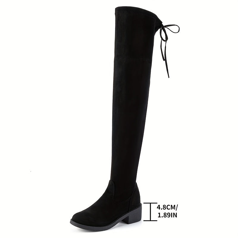 Cuissardes Femme Tissu Extensible, Cordon de Serrage, vue 8