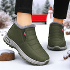 Bottines Chaudes Femme à Enfiler, Matelassées, Peluche, vue 2