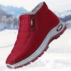 Bottes de Neige Femme, Talon Plat, à Enfiler, vue 8