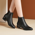 Bottines Femme Chic, Talon Métallisé, vue 4