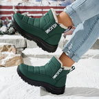Bottes de Neige Femme Matelassées, Doublure Polaire, vue 8